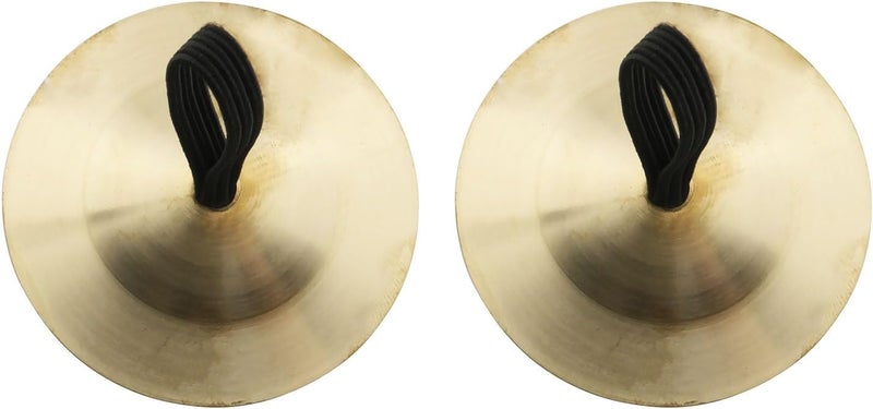 Eoutstanding 2PCS 5.2cm Belly Dancing Finger Cymbals Brass Finger Dance Zills Musical Instrument for Dancer Party Single Hand Operation - Image 1